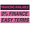 15 inch Hot Pink Adhesive Sign {EZ142}