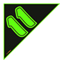 Chartreuse & Black Angle Year Models {EZ146-C}