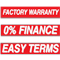 15 inch Red & White Sign {EZ166}