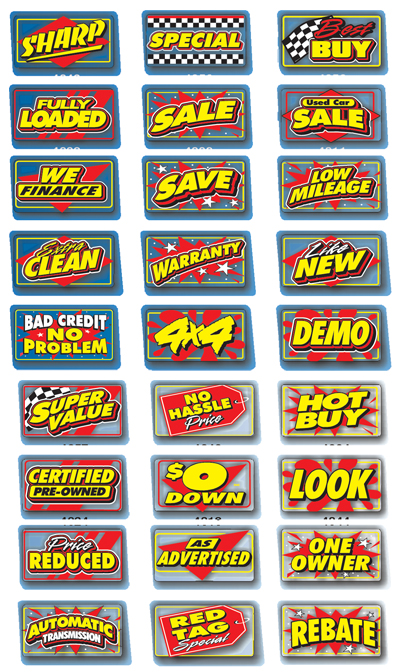 Splash Static Sign {EZ173}