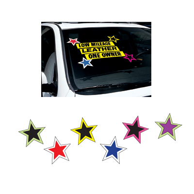 Windshield Adhesive Stars {EZ185}
