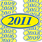 Blue & Yellow Oval Year Model {EZ198-B}