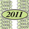 Chartreuse & Black Oval Year Model {EZ198-C}