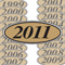 Gold & Black Oval Year Model {EZ198-G}