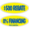 Blue & Yellow Incentive Slogans {EZ266-BY}