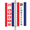 Everwave Vertical Dealer Flag - Single Face {EZ280SI} Everwave Vertical Dealer Flag - Single Face {EZ280SI}