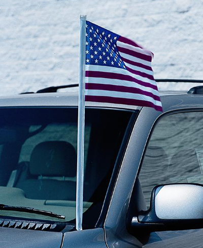 U.S. Cloth Antenna Flag {EZ314}