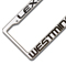 Smooth Metal License Frames {EZ713}