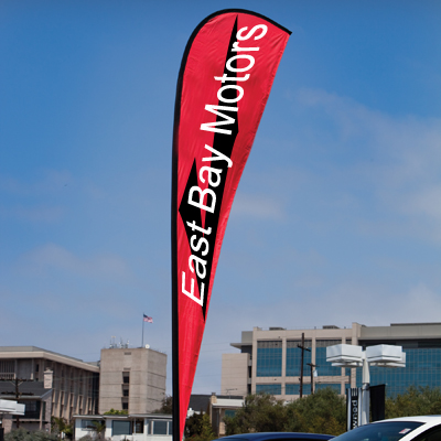 Custom Paddle Flag Kit with Tire Base {EZ810-CUST}