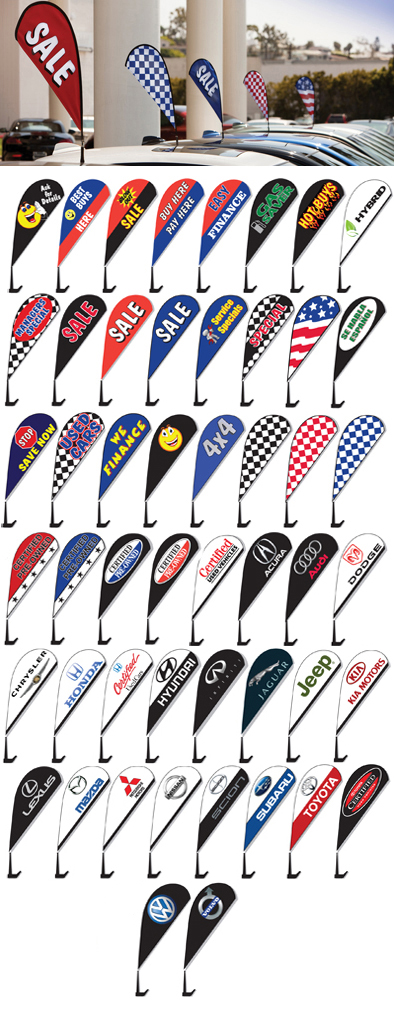 Clip-On Paddle Flag Kit {EZ885}