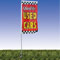 Boomer Flag & Pole Kit with Ground Spike {EZ894}