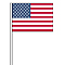 U.S. Cloth Antenna Flag {EZ314}