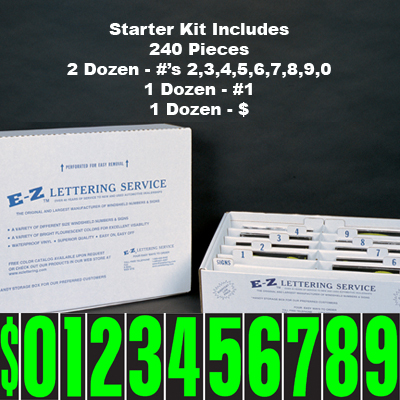 9 1/2 Tall Chartreuse Starter Kit {EZ127}