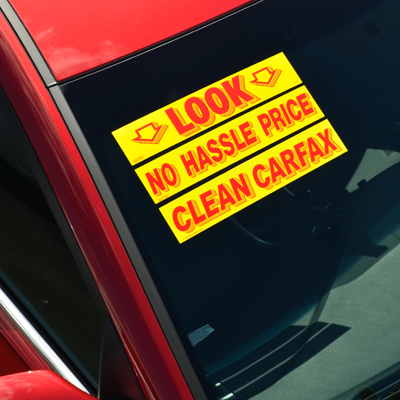 15'' Red & Yellow Sign {EZ132}