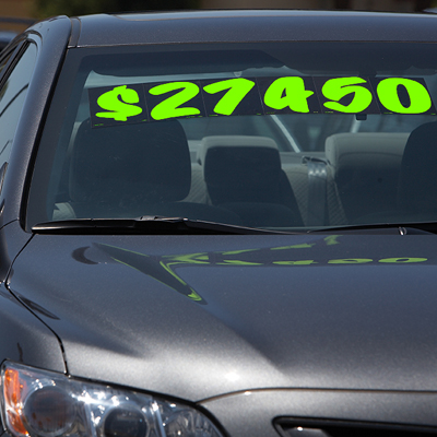 Chartreuse Designer Adhesive Number