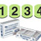 6 inch Tall Bubble Numbers Starter Kit