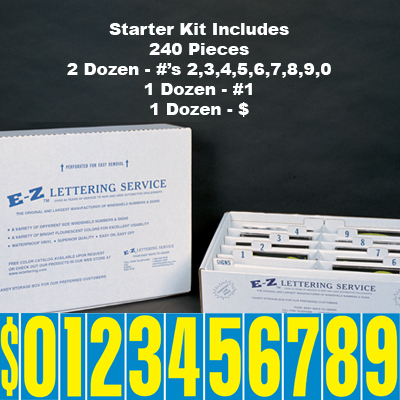 9 1/2 Tall Yellow & Blue Starter Kit {EZ222}