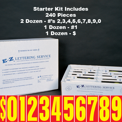 9 1/2 Tall Yellow & Red Starter Kit {EZ223}