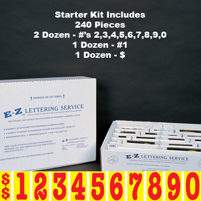 5 1/2 Tall Mid-Size Red & Yellow Starter Kit {EZ228}