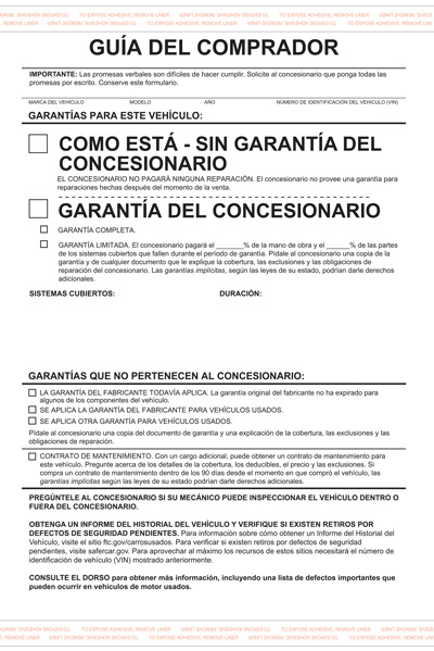 Spanish Buyers Guide Forms {EZ231}