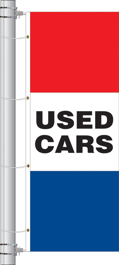 Everwave Horizontal Slogan Flag - Double Face {EZ281DB}