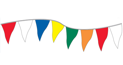 50ft. Plasticloth Pennants {EZ316}