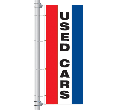 Everwave Vertical Slogan Flag - Double Face {EZ351DB}