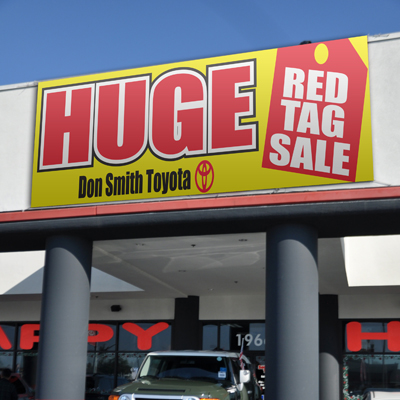 Custom Vinyl Banner 3ft. x 10ft.{EZ438-3X10}