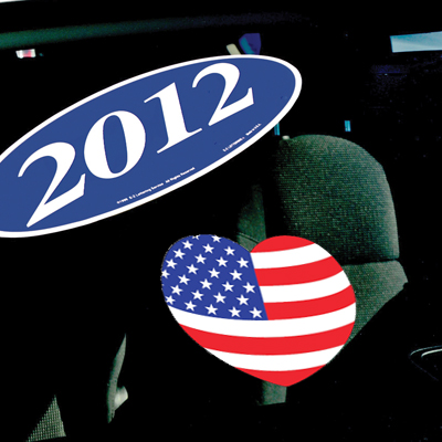 Patriotic Heart Decals (EZ446-HEART)
