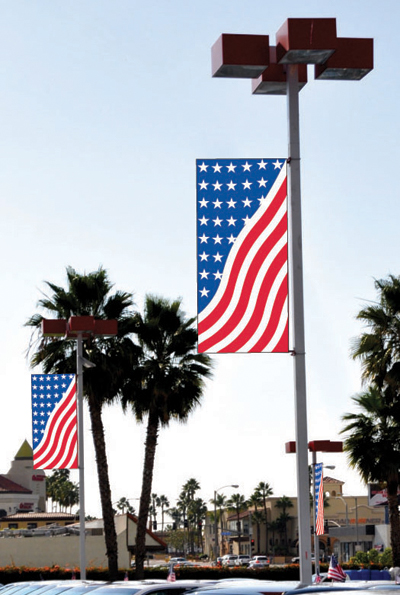 Giant Stock Message Single Pole Banner Kit {EZ468}