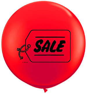 3ft. SALE Red Balloon {EZ514-SALE}