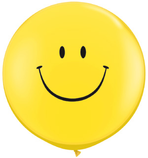 3ft. Happy Face Balloon {EZ514-HAP}