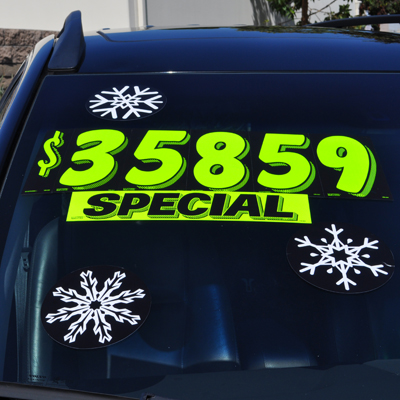 Holiday Decal - Snowflakes {EZ537-SNOWFLAKE}