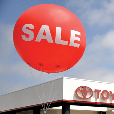Giant 8' Round Sale Balloons {EZ542-SALE}