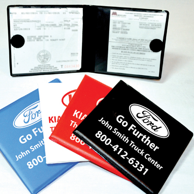 Custom Registration & Insurance Holders{EZ626}