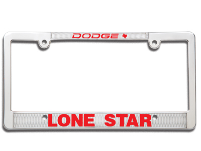 Metal License Frames 1 Color Imprint {EZ701-1}