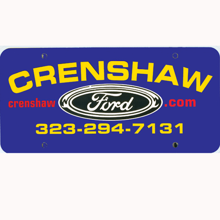 .040 License Plate Inserts - 3 Color {EZ706-40-3}