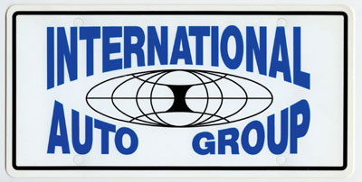 .040 License Plate Inserts - 2 Color {EZ706-40-2}
