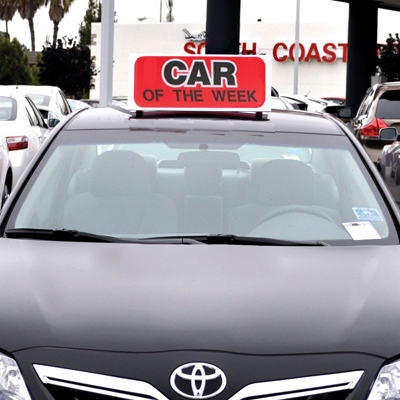 A Frame Car Top  Sign - CAR OF THE WEEK {EZ719-CAR}