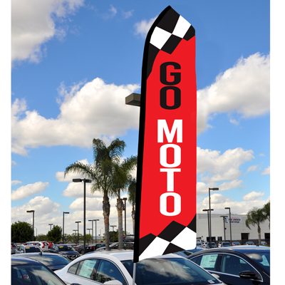 Custom Design Replacement Swooper Flag-Double Sided {EZ831-CUST}