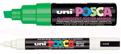 Uni Posca Paint Markers - Regular Size {EZ957-REG}