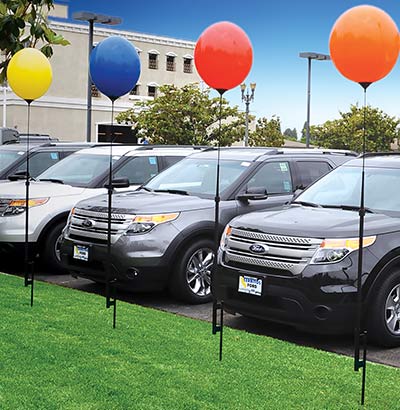 Reusable Balloon Ground Pole only {EZ547}