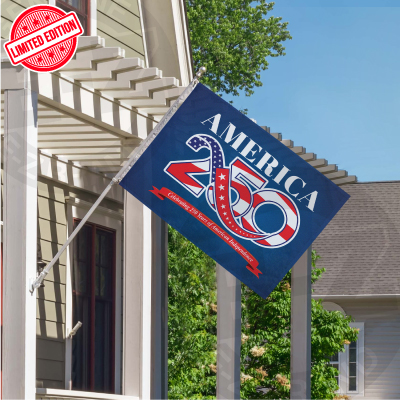 2 x 3 Ft. America 250 Pole Flag - Single Sided