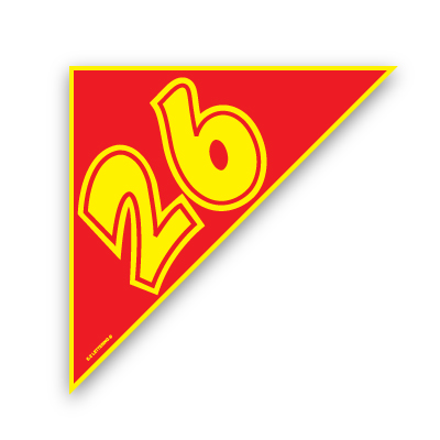 Red & Yellow Angle Year Models {EZ146-R}