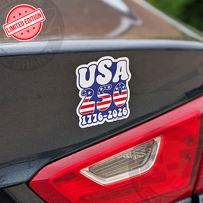 America 250 Die Cut Decals