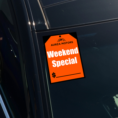 Custom Stick On Tags (12PK)