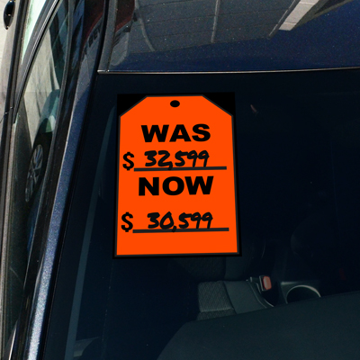 Red Stick-On Tags {EZ260-RED}