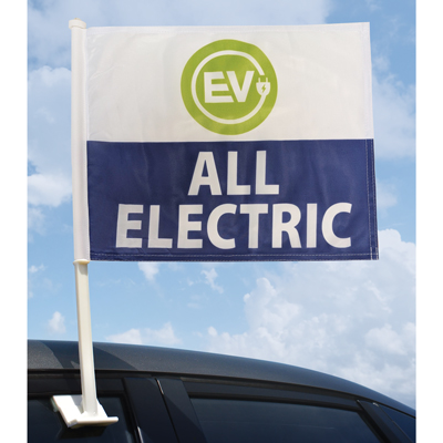 Clip-On Car Flag {EZ418}