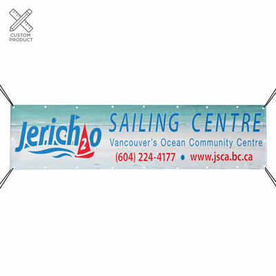 Custom Vinyl Banner 3ft. x 20ft.{EZ438-3X20}