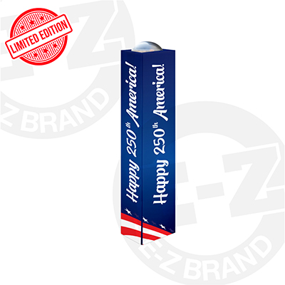 Happy 250th America Coroplast Bollard Covers